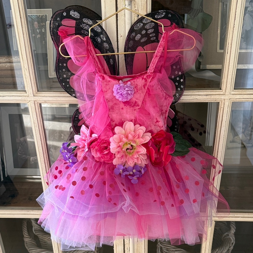 Charming Pink and Purple Fairy Dress for Kids